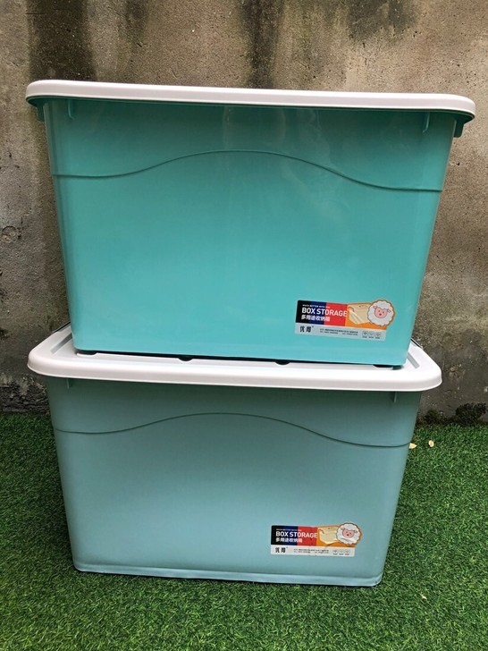 【仓库搬迁】便宜卖 特大号加厚收纳箱塑料箱...