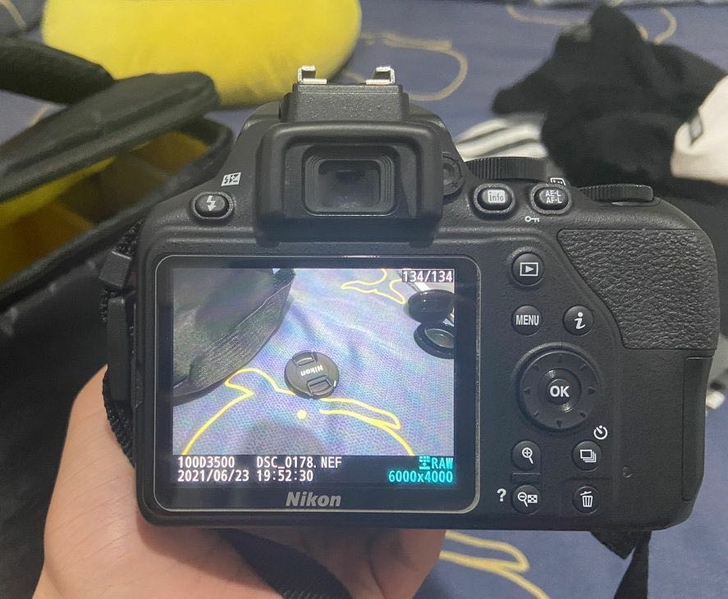 自用闲置99新 入门级尼康D3500套机