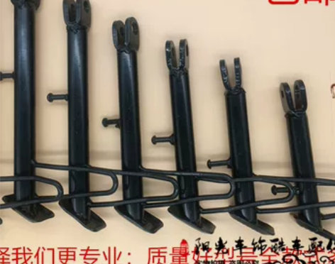 电摩踏板摩托电动车配件小脚偏支侧支架猴子M...