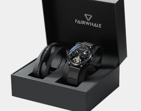 2018新款全自动机械表精钢手表男士镂空防...