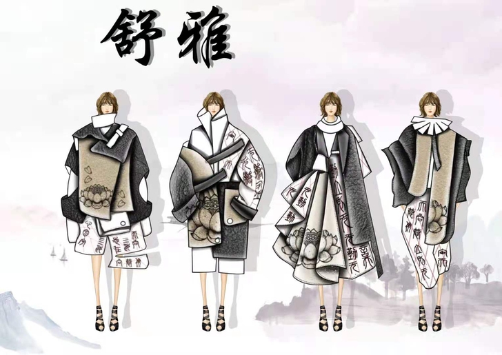 服装效果图约稿  款式图约稿
