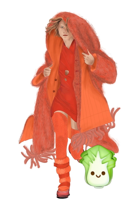 服装效果图，服装画，时装画，板绘也可手绘