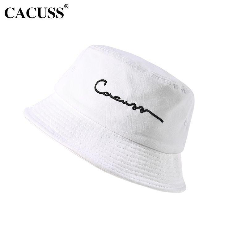 CACUSS渔夫帽男春季韩版帽子女大头围潮...