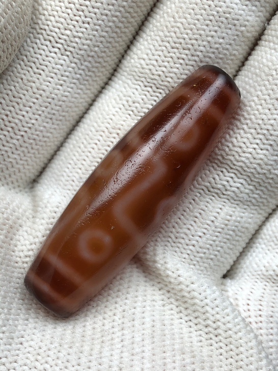 九眼天珠 尺寸12*41.5mm