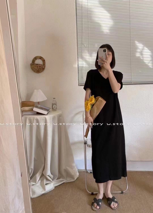 小版型T恤裙 适合小个子 瘦瘦的女生 中版...
