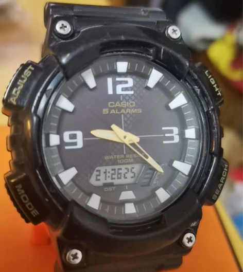 casio aq-s810 光动能表 正品...