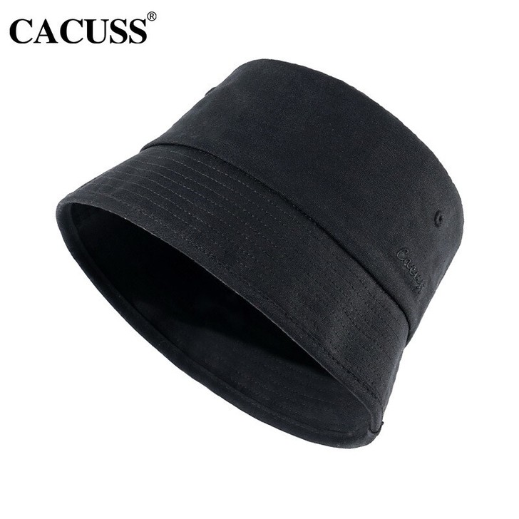 CACUSS渔夫帽子女夏天韩版纯色潮简约盆...