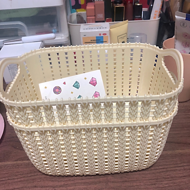 小清新收纳篮，5元包邮一个。2个8元包邮，...