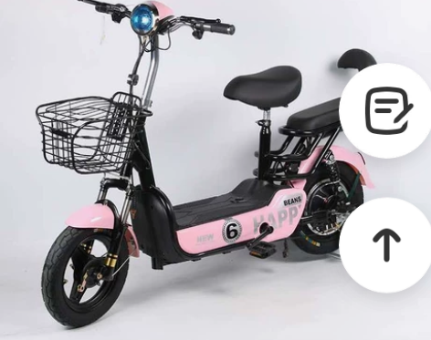 #电动车整车 欢乐豆48V电动自行车双人两...
