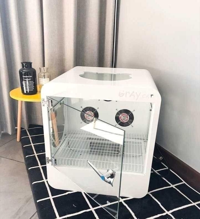 家用小型静音猫咪烘干箱 全自动宠物吹水机小...