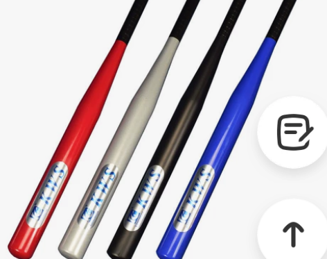 合金钢棒球棒车载防身棒球棍磨砂哑光黑加粗加...