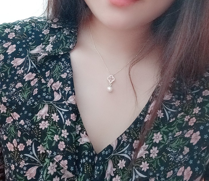 小香风，珍珠项链