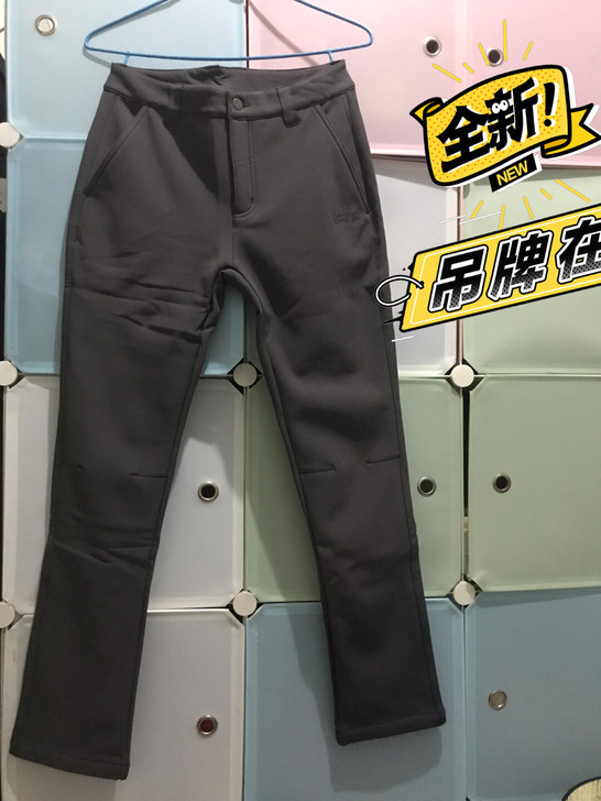 李宁160码休闲长裤加绒内里