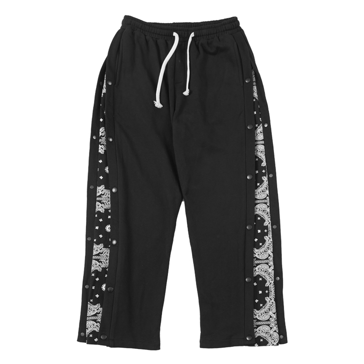 M5IS 国潮牌秋冬 腰果花 直筒宽松高腰...