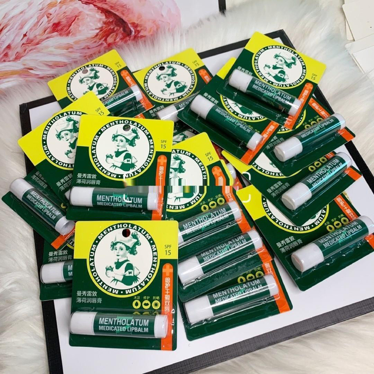 曼秀雷敦薄荷滋润唇膏保湿补水无色防干裂女男...