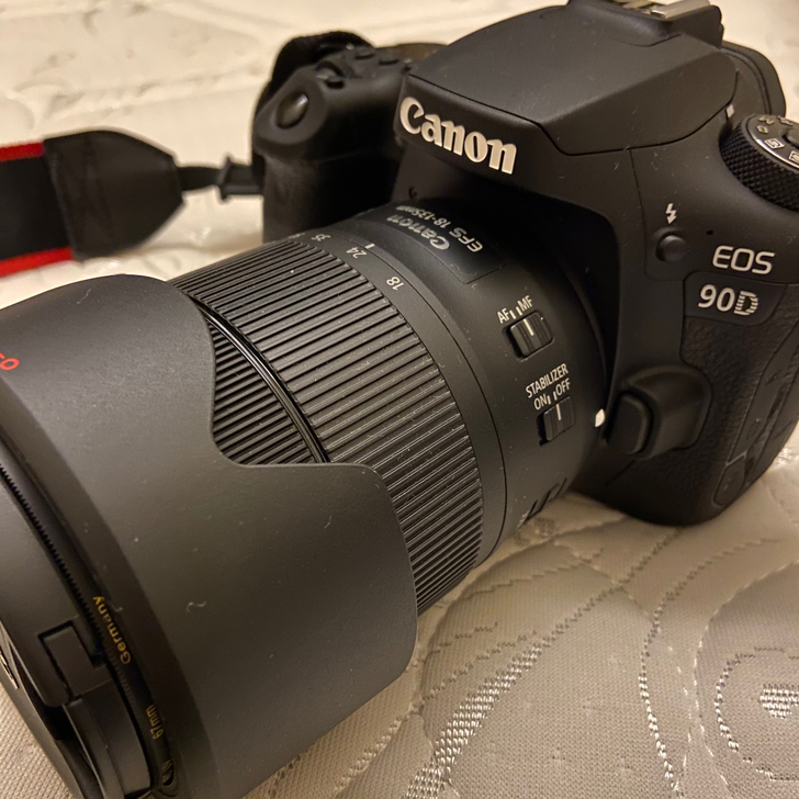 佳能90D 套机18-135
