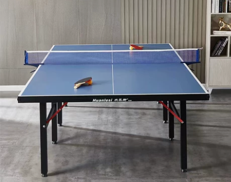 【全新包邮】家用标准室内可折叠式乒乓球桌案...