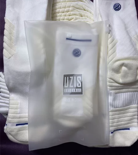 全新斗牛2.0原包装袋白色高筒加厚篮球袜精...