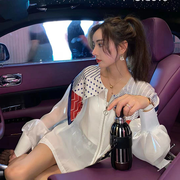 穿过一次防晒短外套