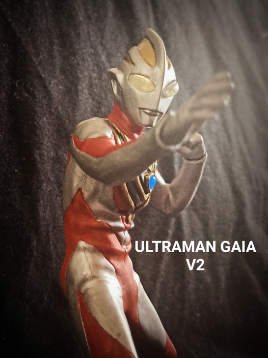 奥特曼发光扭蛋第九弹 盖亚重涂无缝成品