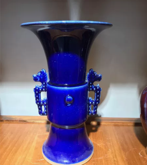 钧瓷神垕收藏窑变中华尊花瓶 风格：中式 风...