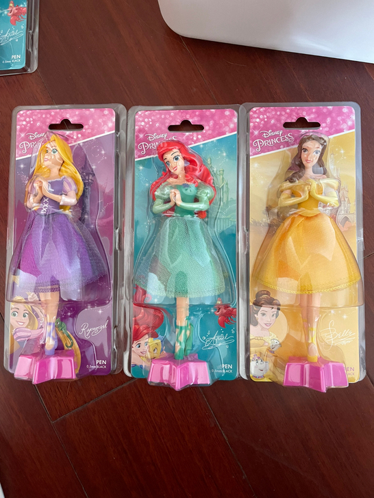 上海迪士尼 3D人物圆珠笔 迪士尼 公主圆...