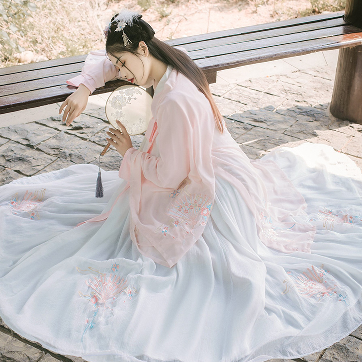 【换/出】艺缕原创汉服女齐胸襦裙飘逸夏季仙...