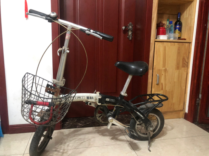 折叠自行车 如图实拍