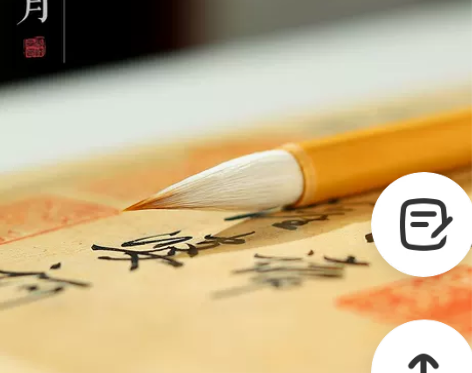 雪峰斋明月狼羊兼毫毛笔套装初学者高档中号小...