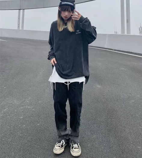 Arcteryx 始祖鸟3M反光做旧水洗卫...