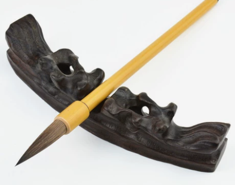 兰亭鼠须毛笔大中小三支正品紫毫文房四宝国画...