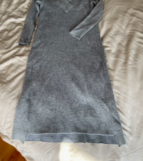 羊毛针织连衣裙，有弹力，适合100斤左右穿...