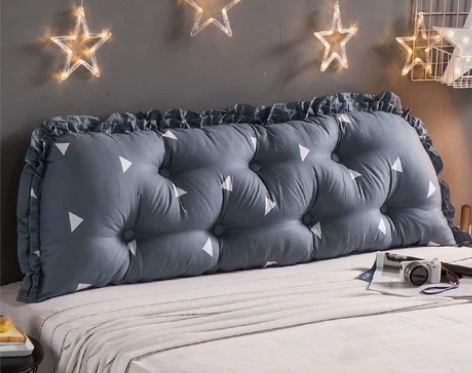 【年货价】全棉床头板软包靠垫大靠背床上可拆...