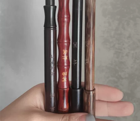 水彩手绘便携毛笔便宜出  绘茗手作绘物制红...