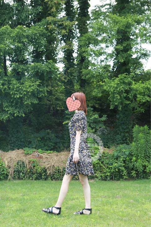 【跨年款第八弹】法国小众SS唯美复古碎花收...