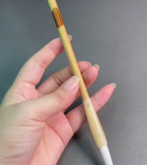 福建红湘妃竹细嫩光锋纯羊毫大楷，笔头选用优...