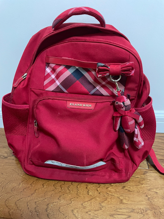 正品依恋书包，配件齐全，专卖店购买，适合三...