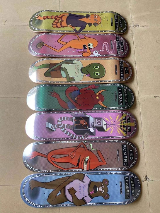 专业双翘滑板板面8.0/8.125/8.2...