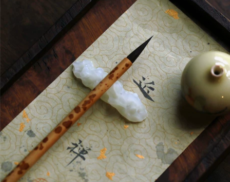 问心堂乌金紫颖专业级毛笔大师亲制中小楷毛笔...