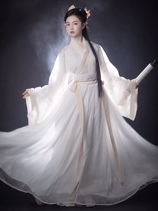 求购栾凰嫡仙改良汉服交领齐腰襦裙女原创魏晋...