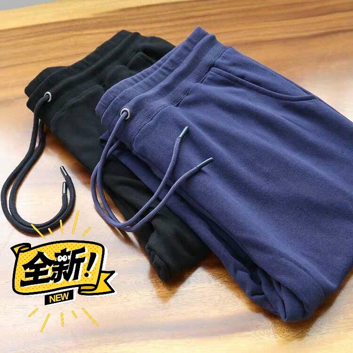 捡漏！外贸尾货纯棉！加绒！休闲裤运动裤收口...
