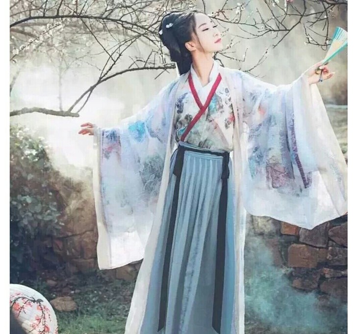 司南阁魏晋风汉服四件套