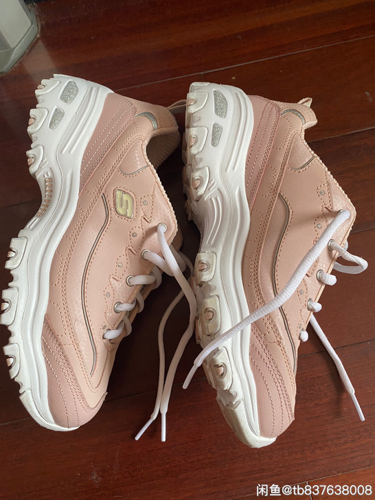 正品斯凯奇skechers37码熊猫鞋休闲...