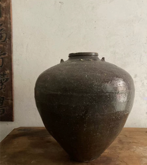 民俗粗陶，鸡心老陶罐，影视道具，书房茶室摆...