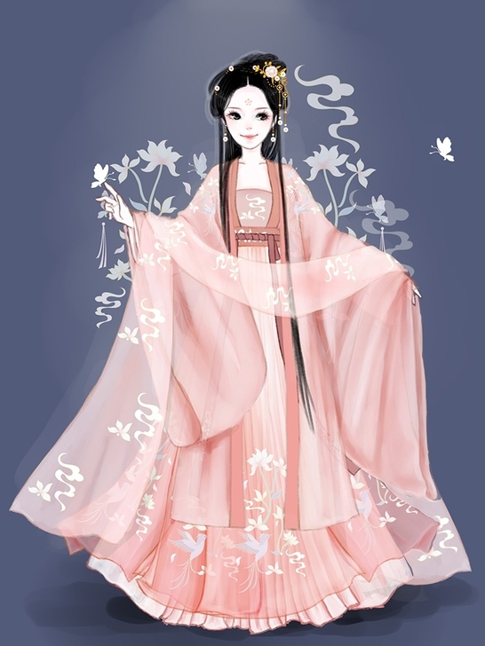 幽兰满堂 墨子研 原创汉服女中国风齐腰齐胸...