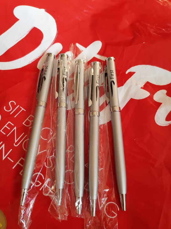 英航头等舱纪念款圆珠笔金属材质很有质感20...