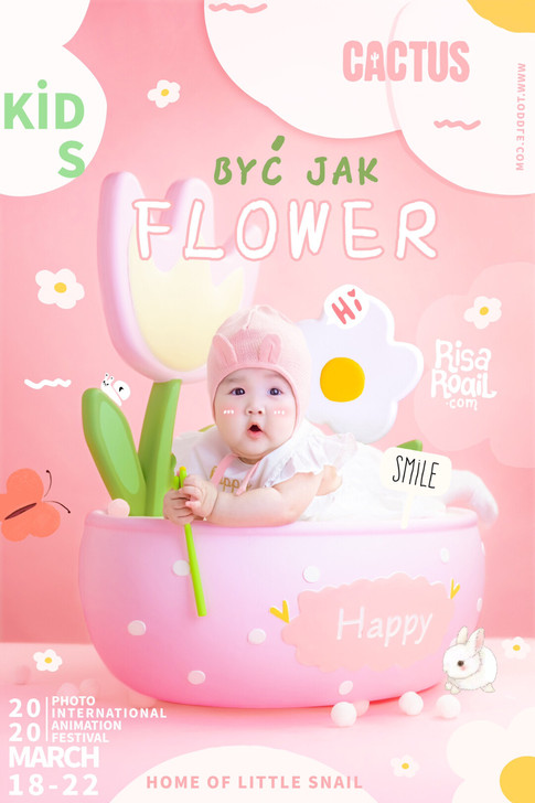 儿童拍照道具服装PSD相册版面设计