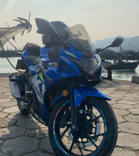 豪爵铃木GSX250改装更换下来的原装刹把...