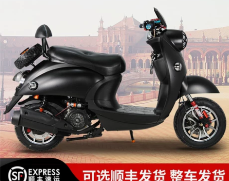 小龟摩托车125CC燃油踏板助力车男女款代...