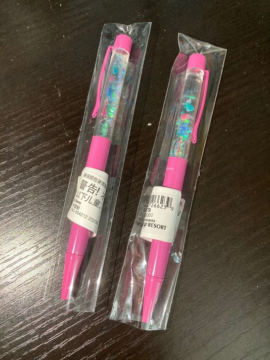 上海迪士尼 睡美人 圆珠笔